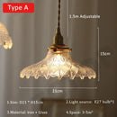Axyaa Clear Glass LED Pendant Light for Dining Room, Restaurant, Kitchen, Bedroom
