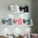 Modern Nordic Pink LED Wall Sconce by Axyaa - Bedroom, Living Room & Bathroom Lighting