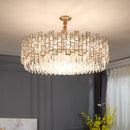 Axyaa Crystal Chandelier for Light Luxury Home Decor in Living Room, Bedroom, Kitchen