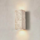 Axyaa Wabi-sabi Square Cement Wall Lamp for Bedroom and Restaurant Décor