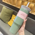 Axyaa Stainless Steel Thermal Tumbler 710ML Large Capacity Vacuum Flask Thermos Ice Cup