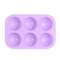 Axyaa Silicone Chocolate Sphere Mold 6-Cavity Baking Tools & Non-Stick Cylinder Cookie Kit
