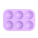 Axyaa Silicone Chocolate Sphere Mold 6-Cavity Baking Tools & Non-Stick Cylinder Cookie Kit
