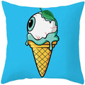 Axyaa Summer Ice Cream Cushion Cover - Yellow Fashion Home Decor