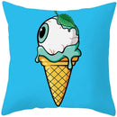 Axyaa Summer Ice Cream Cushion Cover - Yellow Fashion Home Decor