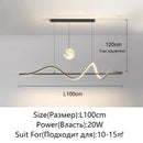 Axyaa LED Pendant Lights - Minimalist Home Decor for Dining Room, Kitchen, Living Room