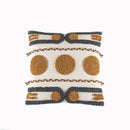 Tufted Macrame Cushion Cover, Turkish Boho Pillow Case for Home Decor by Axyaa