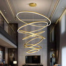 Axyaa Vintage Ring Pendant Ceiling Chandelier Light