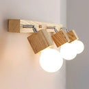 Axyaa Nordic Wooden Ceiling Light - Adjustable Single & Three Head Fixtures