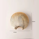 Axyaa Shell Wall Hanging: Elegant Ceramic Ornaments for Advanced Home Decor