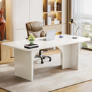 Axyaa 63-Inch Modern Home Office Desk for 1-2 People