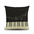 Axyaa Piano Key Notes Pillowcase - Home/Office Sofa Decor