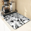 Ink Flower Absorbent Drying Mat Set by Axyaa — Tableware Protection & Decor