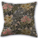 Axyaa Peach Leather Velvet Pillow Case Set - William Morris Design