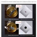 Axyaa Modern LED Ceiling Lamp - Crystal Porch Light for Entrance & Balcony, Minimalist Design