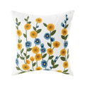 Embroidered Bohemian Pillow Cover by Axyaa - 45x45 Decorative Cushion Case
