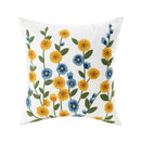 Embroidered Bohemian Pillow Cover by Axyaa - 45x45 Decorative Cushion Case