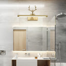Axyaa Modern Brushed Gold LED Bathroom Vanity Light Fixture