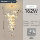 Axyaa Ginkgo Leaf Staircase Chandelier for Duplex Villa Lobby - Modern Designer Pick