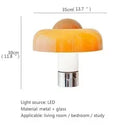 Axyaa Glass Decorative Desk Lamp - Stylish Soft Fashion Bedside Light