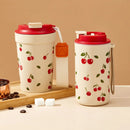 Axyaa Travel Coffee Mug - Leak Proof, Heat-Resistant, Portable Nylon Cup