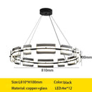 Axyaa Designer Copper Chandelier, Modern Island Table Lamp
