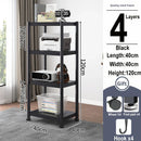 Axyaa Vertical Printer Stand Rack with Removable Shelf and Cabinet