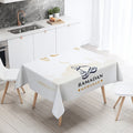 Axyaa Ramadan Mubarak Tablecloth - Islamic Muslim Mosque Home Decor