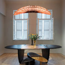Axyaa Nordic Fabric LED Pendant Lights: Minimalist Retro Decor for Home, Restaurant, Bar.