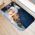 Axyaa Christmas Home Decoration Door Mat - Anti-Slip Floor Carpet