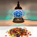 Turkish Mosaic Light Material Package Table Lamp - Axyaa Handmade Glass Gift