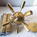 Axyaa Circular Dandelion LED Pendant Chandelier