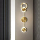 Axyaa Nordic Circular Wall Lamp: Modern & Creative Living Room and Corridor Lighting