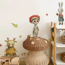Axyaa Cartoon Animals Teams Wall Stickers for Children's Room - Waterproof PVC Decals