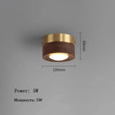 Axyaa Ash Wood LED Ceiling Spotlights - Modern Home Decor Lighting