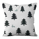 Axyaa Geometric Letters Print Sofa Cushion Cover Home Decor Party Bedding