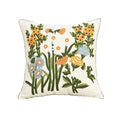 Axyaa Floral Embroidery Pillowcase Cover for Home Decor
