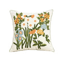 Axyaa Floral Embroidery Pillowcase Cover for Home Decor