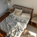 Axyaa Queen Summer Blanket: Soft Cotton Quilt, Breathable, Skin-Friendly