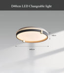 Axyaa LED Ceiling Light: Modern Champagne Gold Lamp for Living Room, Bedroom, Dining Room
