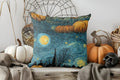Axyaa Halloween Skeleton Dancers Pillow Cover for Sofa, Bedroom, Car
