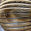 Axyaa Wooden Birdcage Pendant Lamp for Home Decor & LED Lighting