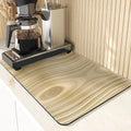 Axyaa Kitchen Coaster: Absorbent Drying Mat, Arbor Print, Dish Drying Mats, Table Pads