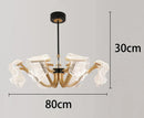 Axyaa Modern Staircase Chandeliers LED Pendant Light for Living Room
