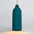 Axyaa Bottle-Shaped Green Chandelier: Small Fresh LED Light for Home, Clothing Room, or Restaurant