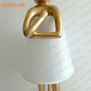 Axyaa Resin Rabbit Table Lamp - Designer Bedside Lamp for Home Living Room Decor