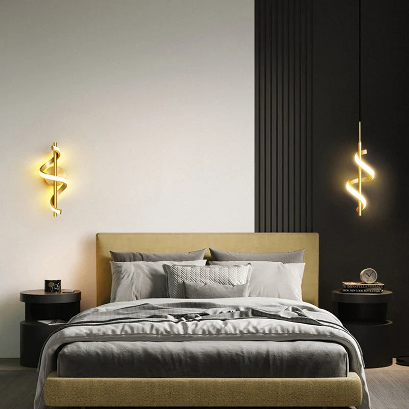 Axya LED Wall Lamp: Modern Living Room Bedroom Decor Sconce Lights