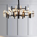 Axyaa Crystal Chandelier Pendant Lights for Luxury Living Room & Dining Room Lighting