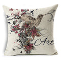 Axyaa Linen Cushion Cover 45x45cm - Stylish Decor for Sofa and Bed