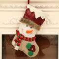 Axyaa Christmas Tree Hanging Gift Bag Santa Snowman Deer Socks